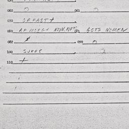 Eastern questionnaire, answ...