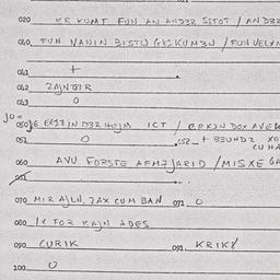 Eastern questionnaire, answ...