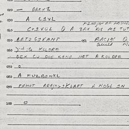 Eastern questionnaire, answ...