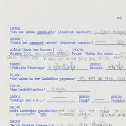 Western questionnaire, answ...