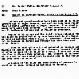 Memorandum from Nona Pierce...