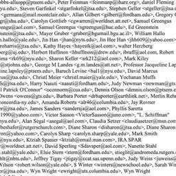 Announcements, 2004-04-21. ...