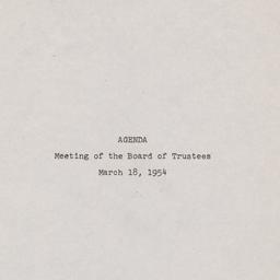 Meeting of the Board of Tru...