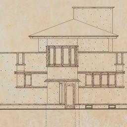 Entrance elevation