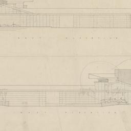 East, west elevations