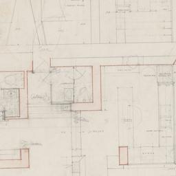 Cabaret kitchen plan, eleva...