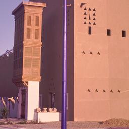 Exterior view, corner of pa...