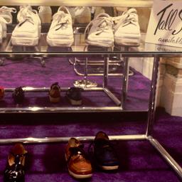 Shoe display.
