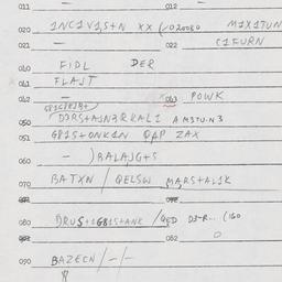 Eastern questionnaire, answ...