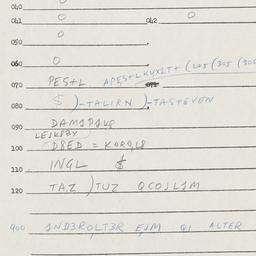Eastern questionnaire, answ...