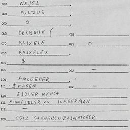 Eastern questionnaire, answ...