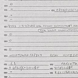 Eastern questionnaire, answ...