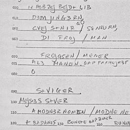 Eastern questionnaire, answ...