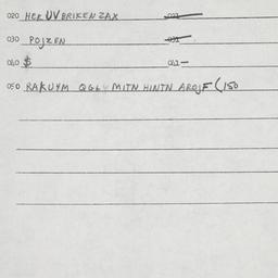 Eastern questionnaire, answ...