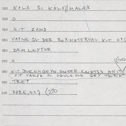 Eastern questionnaire, answ...
