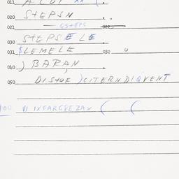 Eastern questionnaire, answ...