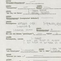Western questionnaire, answ...