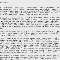 Letter from Samuel A. Stouf...