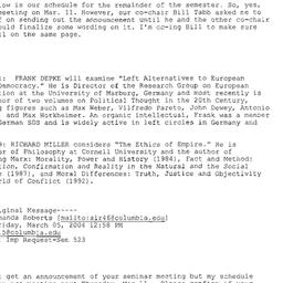 Correspondence, 2004-03-05....