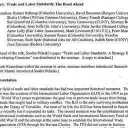 Minutes, 2003-09-15. Global...