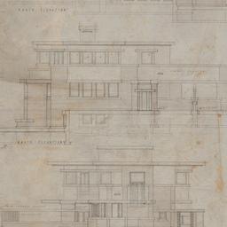 Working drawing #3: North, ...