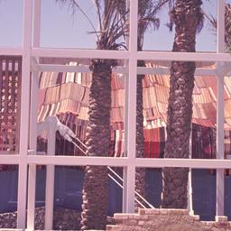 Exterior view, grid with sc...