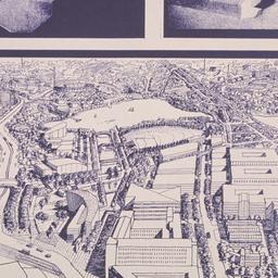Aerial perspective drawing.