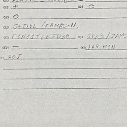 Eastern questionnaire, answ...
