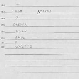 Eastern questionnaire, answ...