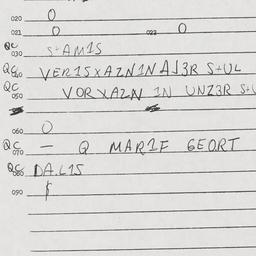 Eastern questionnaire, answ...
