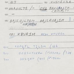 Eastern questionnaire, answ...