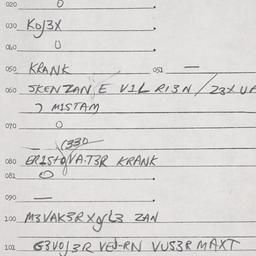 Eastern questionnaire, answ...