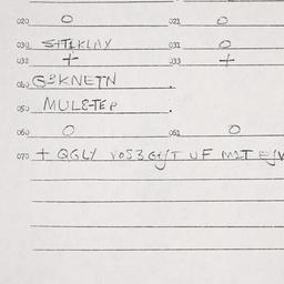 Eastern questionnaire, answ...