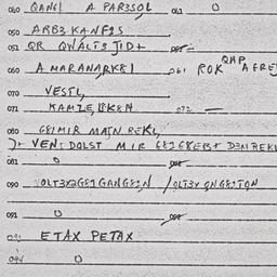 Eastern questionnaire, answ...