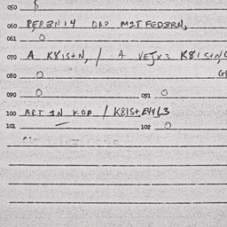 Eastern questionnaire, answ...