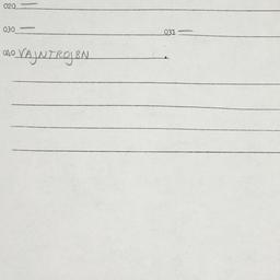 Eastern questionnaire, answ...