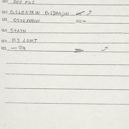 Eastern questionnaire, answ...