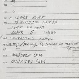 Eastern questionnaire, answ...
