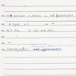 Eastern questionnaire, answ...