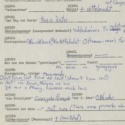Western questionnaire, answ...