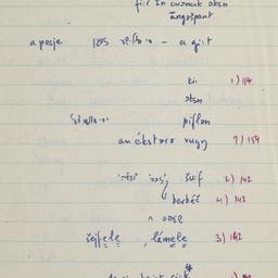 Eastern questionnaire, blue...