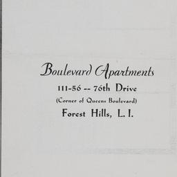 Boulevard Apartments, 111-5...