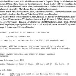 Announcements, 2002-02-01. ...