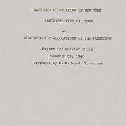 Board Meeting, 1/16/1941