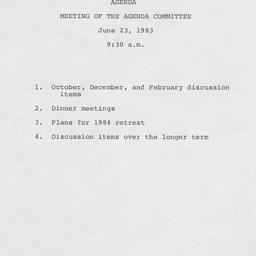 Agenda Committee
