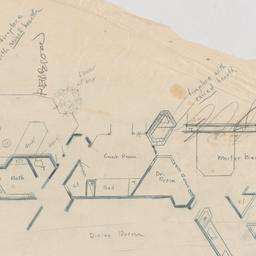 First floor plan, proposed ...