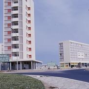 SICAP new housing, man walk...