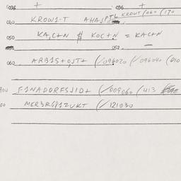 Eastern questionnaire, answ...