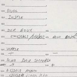 Eastern questionnaire, answ...