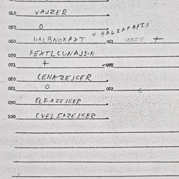 Eastern questionnaire, answ...